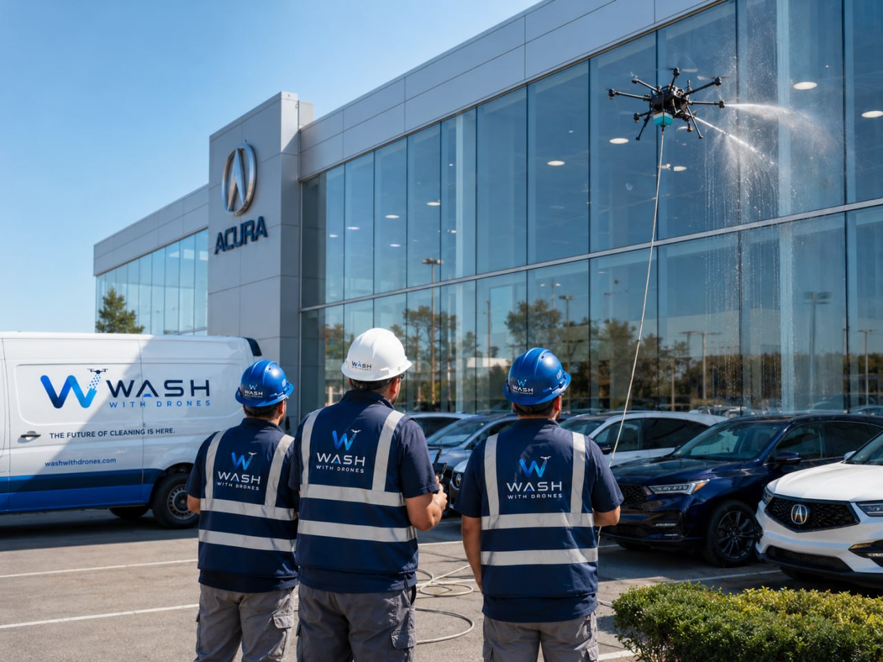 Commercial window cleaning
